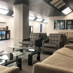 Fixed Based Operations (FBO) private lounge of Jet Assist Business Centre at Belfast Airport